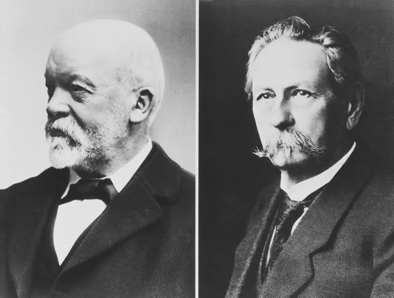 Gottlieb Daimler και Karl Benz, ιδρυτές της Mercedes-Benz